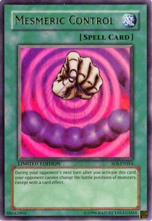 Mesmeric Control (EU) — Shadow of Infinity Yu-Gi-Oh! card by KAZUKI TAKAHASHI