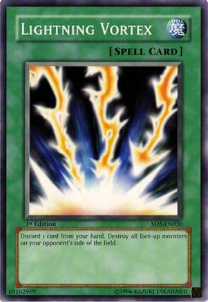 Lightning Vortex — Yu-Gi-Oh! card