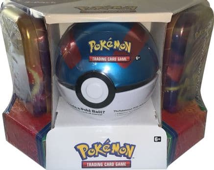 Pokemon - Poke Ball Tin + 2 Kanto Power Mini Tins - Great Ball — Miscellaneous Cards & Products