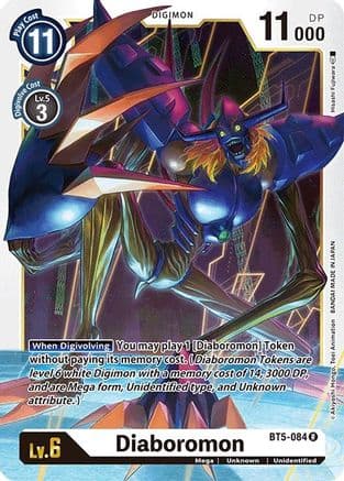 Diaboromon — Battle of Omni Pre-Release Cards Digimon Card Game card by Hisashi Fujiwara