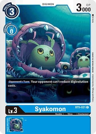 Syakomon — Battle of Omni Digimon Card Game card by Kaito