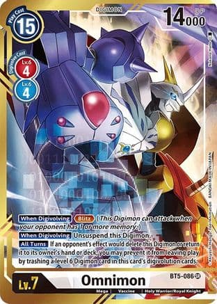Omnimon (Alternate Art - Nakano Haito) — Battle of Omni Digimon Card Game card by Nakano Haito