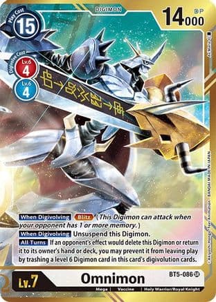 Omnimon (Alternate Art - As'Maria) — Battle of Omni