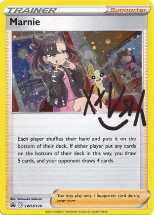 Marnie - SWSH120 — SWSH: Sword & Shield Promo Cards Pokémon TCG card by Sanosuke Sakuma