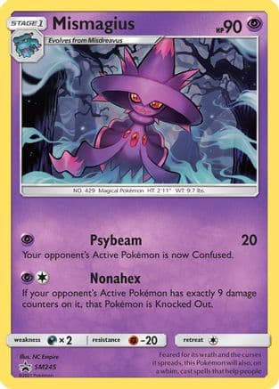 Mismagius - SM245 — SM Promos Pokémon TCG card by NC Empire