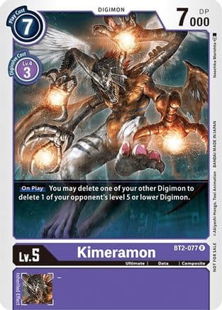 Kimeramon - BT2-077 (Battle of Omni Pre-Release) — Release Special Booster 1.0