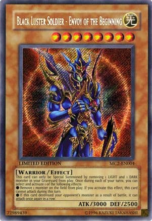 Black Luster Soldier - Envoy of the Beginning — Yu-Gi-Oh! card