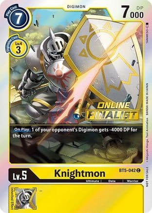 Knightmon - BT5-042 (2021 Championship Online Regional) [Online Finalist] — Battle of Omni