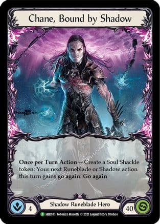 Chane, Bound by Shadow - HER033 — Flesh and Blood: Promo Cards