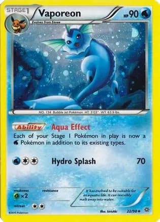 Vaporeon - 22/98 (Cosmos Holo) — Miscellaneous Cards & Products