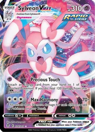 Sylveon VMAX — SWSH07: Evolving Skies Pokémon TCG card by Ryota Murayama