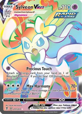 Sylveon VMAX (Secret) — SWSH07: Evolving Skies