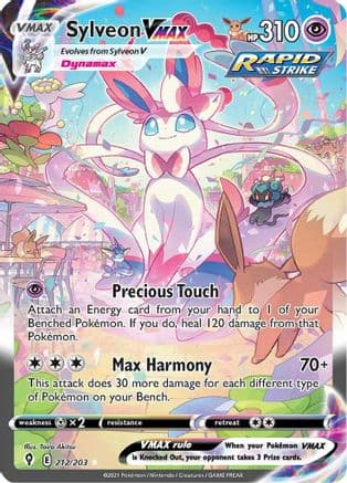 Sylveon VMAX (Alternate Art Secret) — Pokémon TCG card