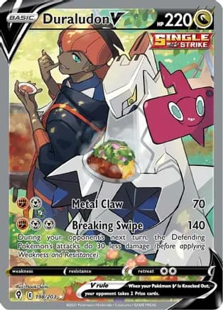 Duraludon V (Alternate Full Art) — SWSH07: Evolving Skies Pokémon TCG card by 5ban Graphics
