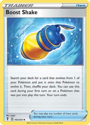 Boost Shake — SWSH07: Evolving Skies Pokémon TCG card by sadaji