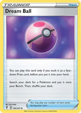 Dream Ball — SWSH07: Evolving Skies Pokémon TCG card by Ryo Ueda