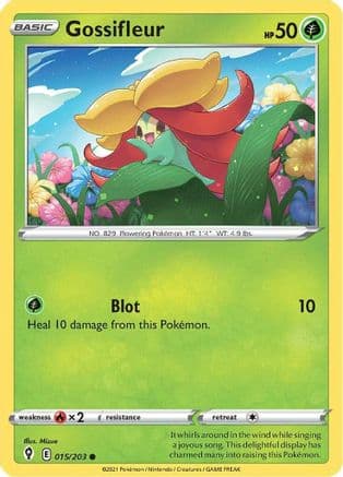 Gossifleur — SWSH07: Evolving Skies Pokémon TCG card by Mizue