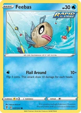 Feebas — SWSH07: Evolving Skies