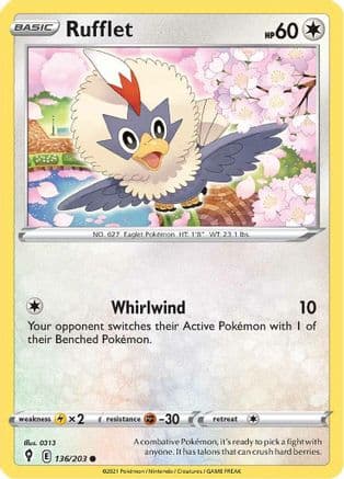 Rufflet — SWSH07: Evolving Skies Pokémon TCG card by 0313