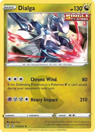 Dialga — SWSH07: Evolving Skies Pokémon TCG card by Ryuta Fuse