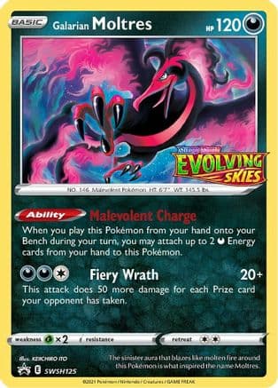 Galarian Moltres - SWSH125 (Prerelease) — SWSH: Sword & Shield Promo Cards Pokémon TCG card by KIICHIRO ITO
