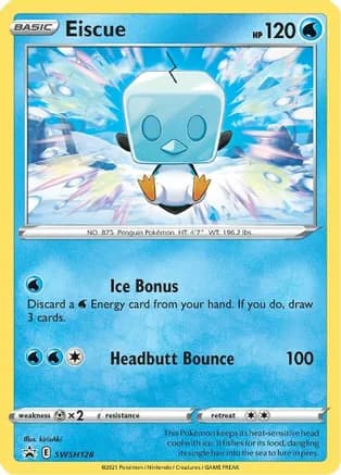 Eiscue - SWSH128 — SWSH: Sword & Shield Promo Cards