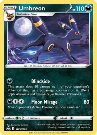 Umbreon - SWSH129 — SWSH: Sword & Shield Promo Cards