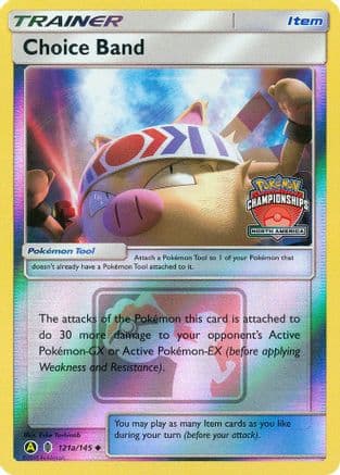 Choice Band - 121a/145 (North America Championships) — League & Championship Cards Pokémon TCG card by Eske Yoshinob