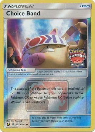Choice Band - 121a/145 (Oceania Championships) — League & Championship Cards Pokémon TCG card by Eske Yoshinob