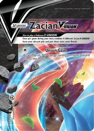 Zacian V-UNION - SWSH163 — SWSH: Sword & Shield Promo Cards