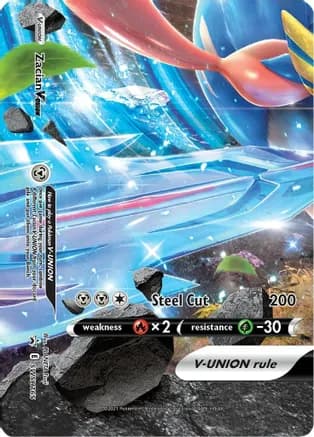 Zacian V-UNION - SWSH165 — SWSH: Sword & Shield Promo Cards