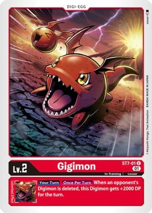 Gigimon — Starter Deck 07: Gallantmon Digimon Card Game card by Akiyoshi Honga, Toei Animation