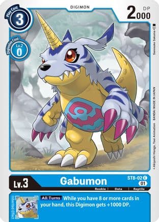 Gabumon — Starter Deck 08: Ulforce Veedramon Digimon Card Game card by Sanosuke Sakuma