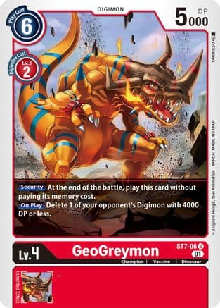 GeoGreymon — Starter Deck 07: Gallantmon