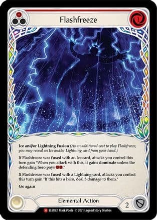 Flashfreeze — Tales of Aria Flesh and Blood card by Mark Poole