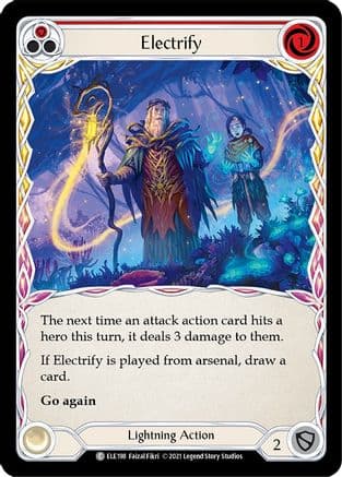 Electrify (Red) — Tales of Aria Flesh and Blood card by Faizal Fikri