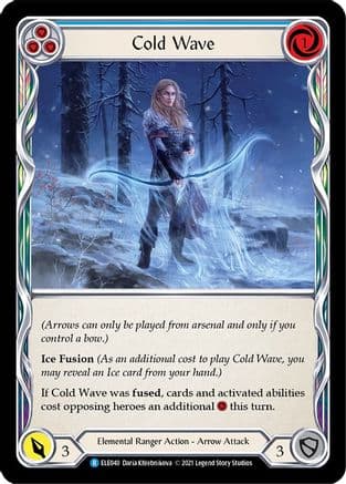 Cold Wave (Blue) — Tales of Aria Flesh and Blood card by Daria Khlebnikova
