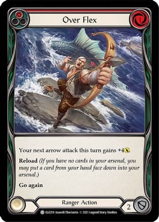 Over Flex (Red) — Tales of Aria Flesh and Blood card by Isuardi Therianto