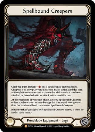 Spellbound Creepers — Flesh and Blood card