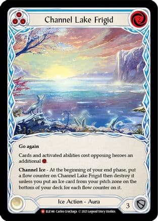 Channel Lake Frigid (Alternate Art) — Flesh and Blood card