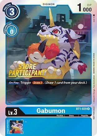 Gabumon - BT1-029 (Store Participant) — Release Special Booster 1.0