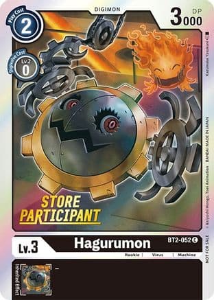 Hagurumon - BT2-052 (Store Participant) — Release Special Booster 1.0