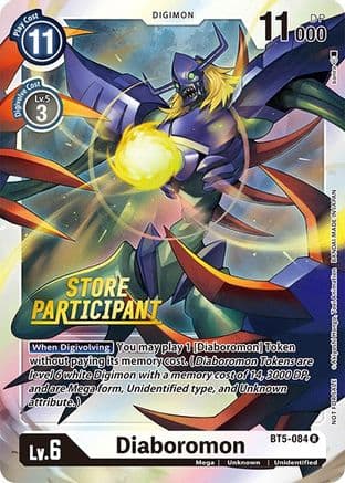 Diaboromon - BT5-084 (Store Participant) — Battle of Omni