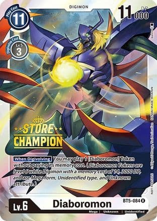 Diaboromon - BT5-084 (Store Champion) — Battle of Omni