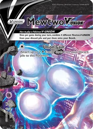Mewtwo V-UNION - SWSH159 — SWSH: Sword & Shield Promo Cards
