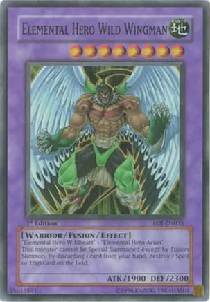 Elemental Hero Wild Wingman — Enemy of Justice