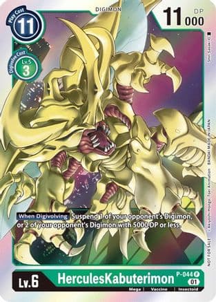 HerculesKabuterimon — Digimon Promotion Cards