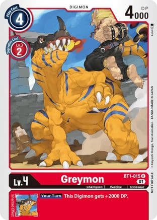Greymon - BT1-015 (Tamer Party Vol. 3 Promo) — Release Special Booster 1.0