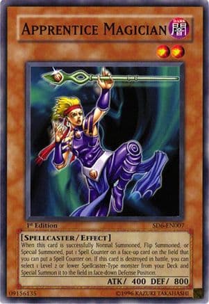 Apprentice Magician — Structure Deck: Spellcaster's Judgment Yu-Gi-Oh! card by KAZUKI TAKAHASHI