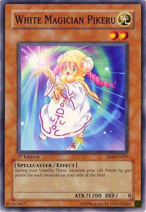 White Magician Pikeru — Structure Deck: Spellcaster's Judgment Yu-Gi-Oh! card by KAZUKI TAKAHASHI
